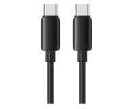 USAMS Kabel 30W 3A Silicone Fast Charging USB-C/Lightning czarny - 1568996 - zdjęcie 1